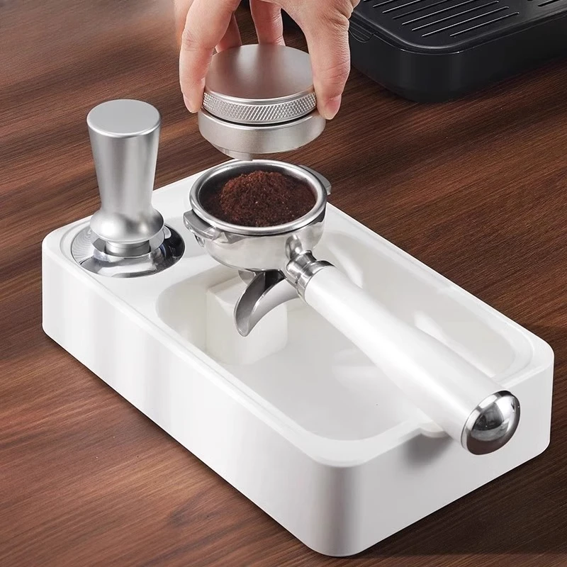 

Multifunctional coffee powder residue box Italian ABS handle bracket powder press