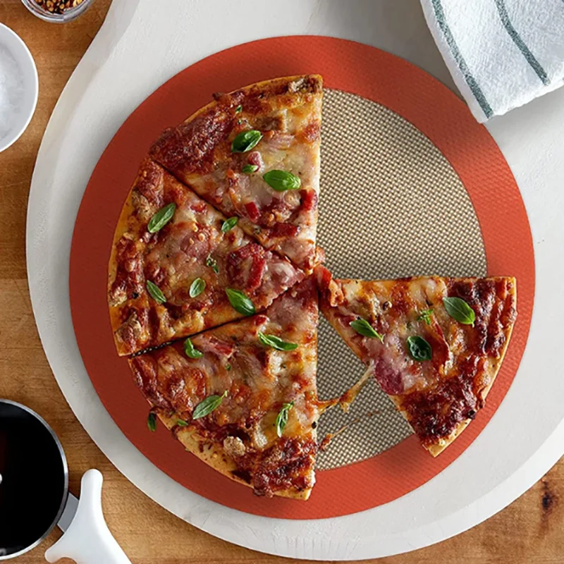 Round Non-Stick Silicone Baking Mats, reutilizáveis, Food Grade, Easy Clean, Macarons e Cookies