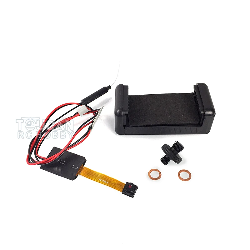 Części RC System FPV 200W z stojakiem na telefon do zdalnie sterowanych zbiorników Heng Long TK6.0 7.0 w skali 1/16 DIY Model THZH1050