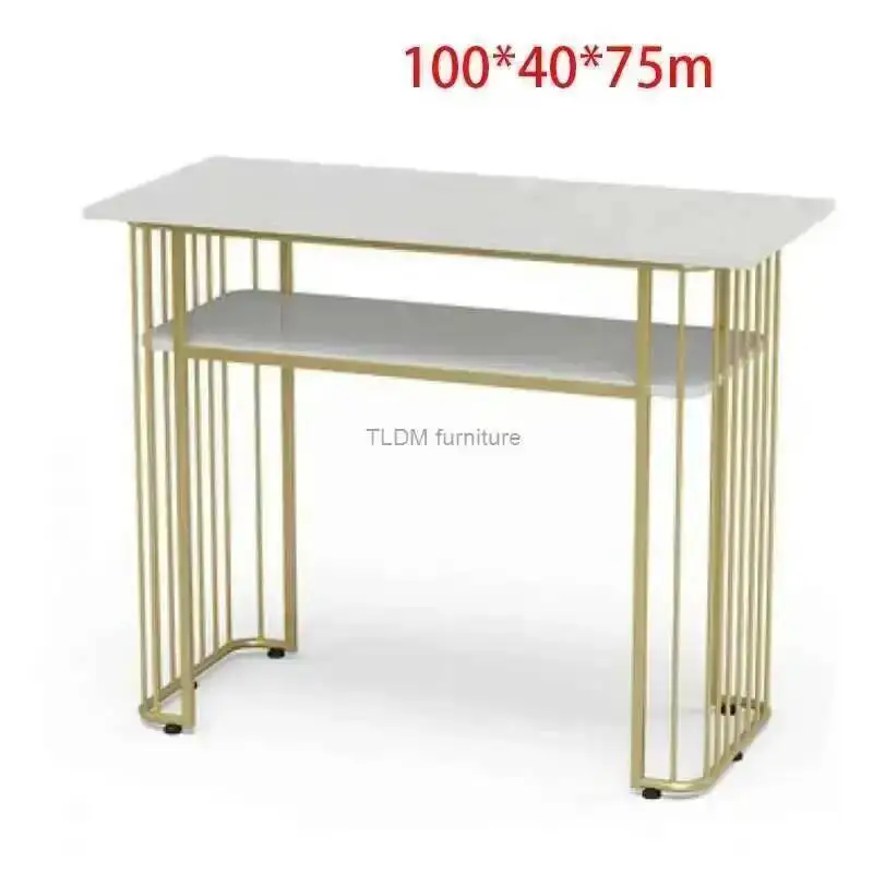 Nail Nordic Single Custom Tables Simple Modern Double Manicure Table Double-layer Nail Manicure Table Beauty Shop Manicure Table