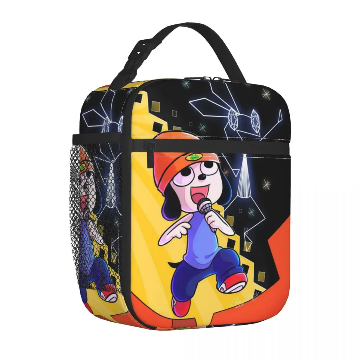 Parappas The Rapper Thermal Insulated Lunch Bag for Picnic Portable Bento Box Thermal Cooler Lunch Boxes