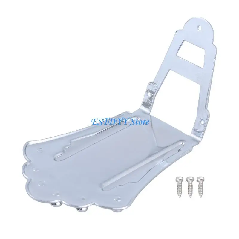 G6DE Metal Guitar Tailpiece Frame Replacement Bridge Tailpiece Short Jazzes Tailpiece