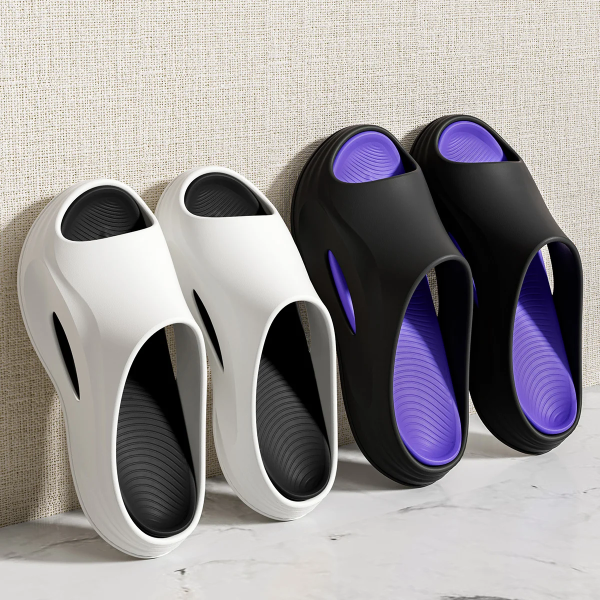 

EVA Мужчины Тапочки Высокий Спорт Толстое Дно Тапочки Нескользящие Удобные Открытый Тапочки