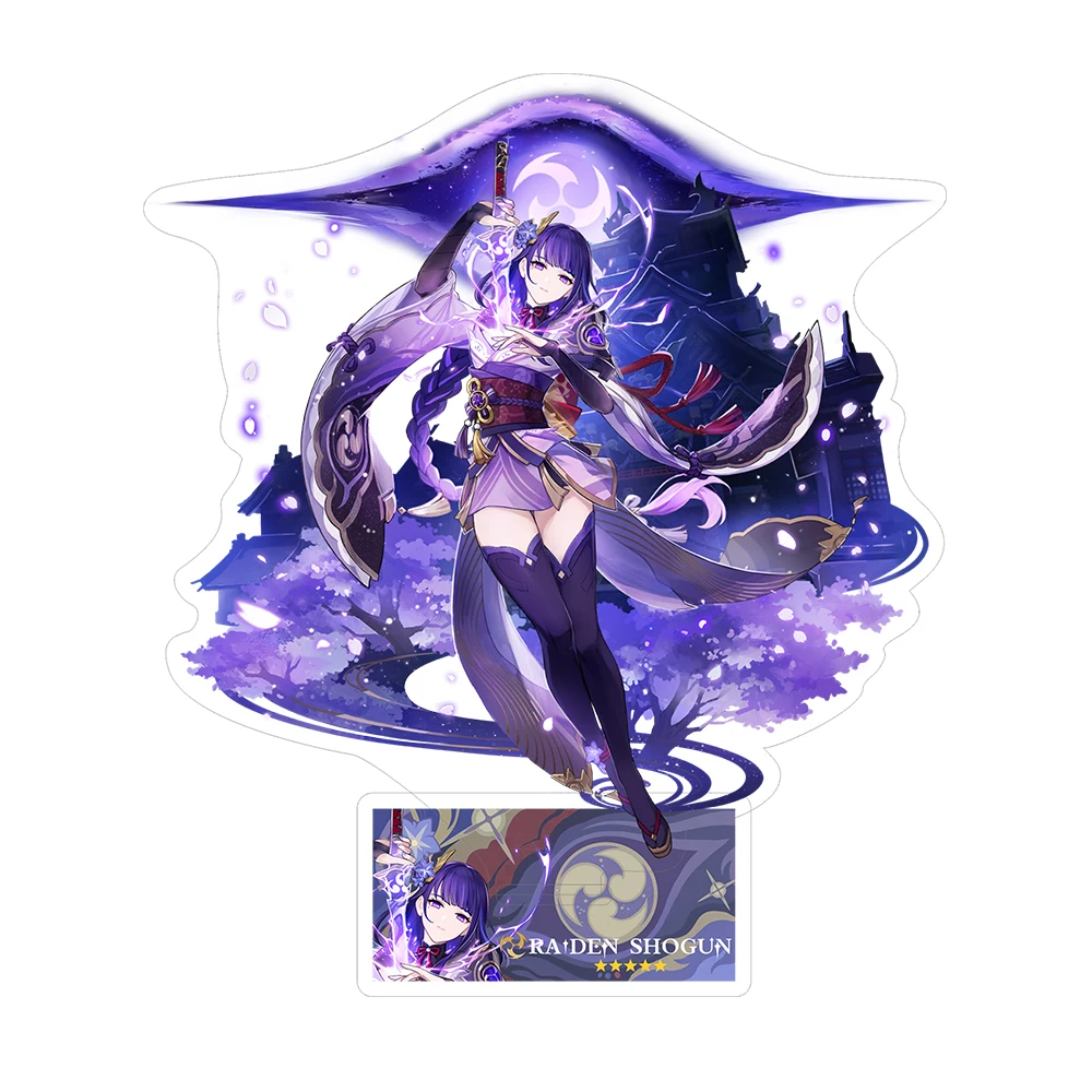 Odette Nicole Columbina Arlecchino Anime Genshin Impact Acryl-Modell Furina Mavuika Sammlerstück Desktop-Dekoration Schlüsselanhänger Geschenk