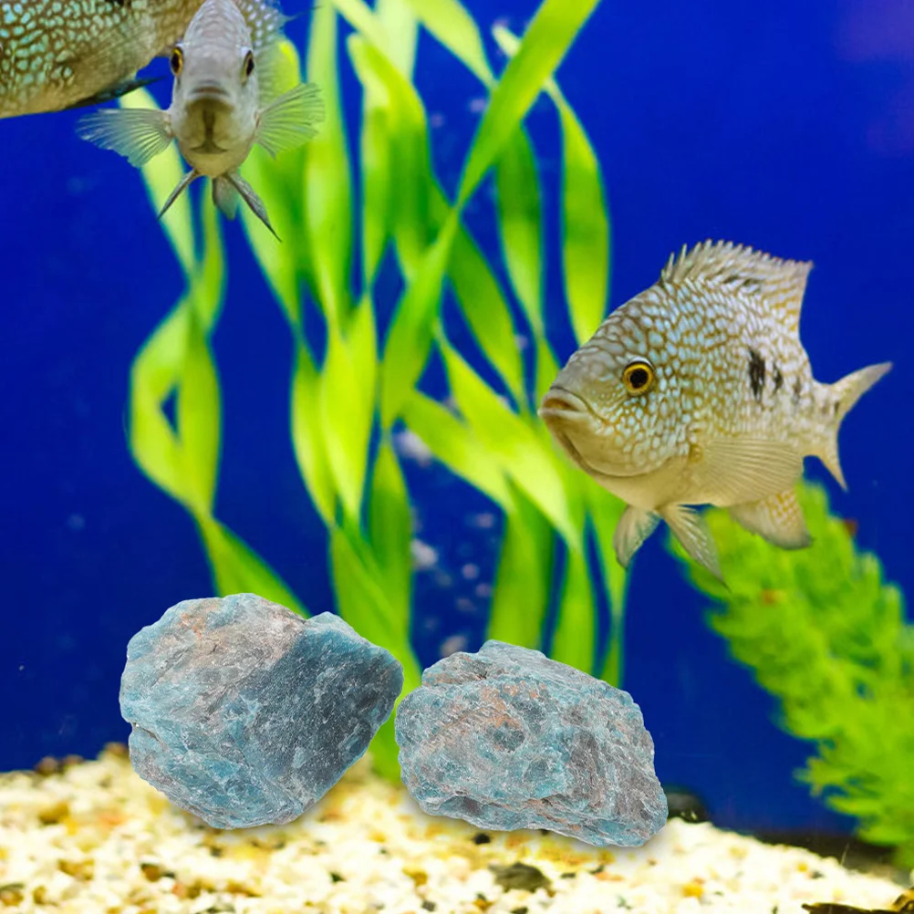 

2 шт., хрустальный рок, декор, натуральный камень, пейзаж, аквариум, украшение для аквариума, удержание влаги, гладкие края, натуральный камень