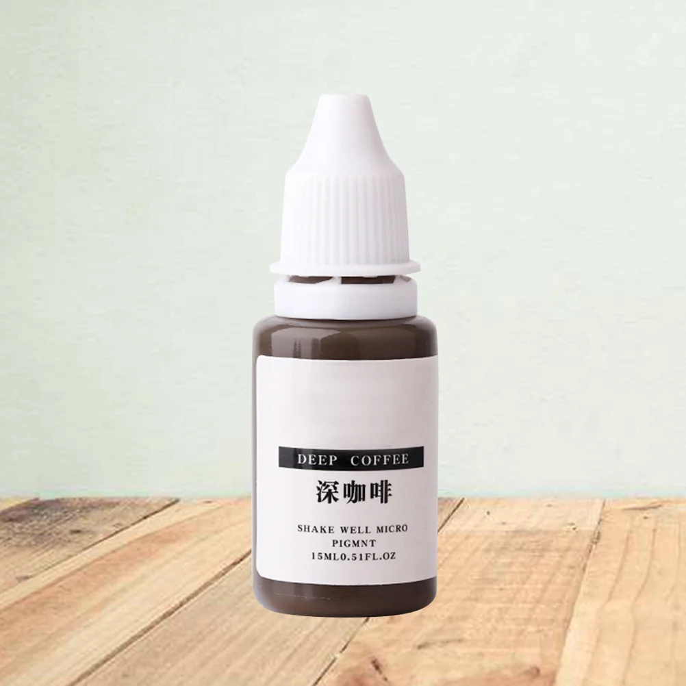 

1Pcs Natural Material Tattoo Ink Safe No Irritation High Concentration Pigment DIY Accessories for Eyebrows Lips Eyeliner Dark