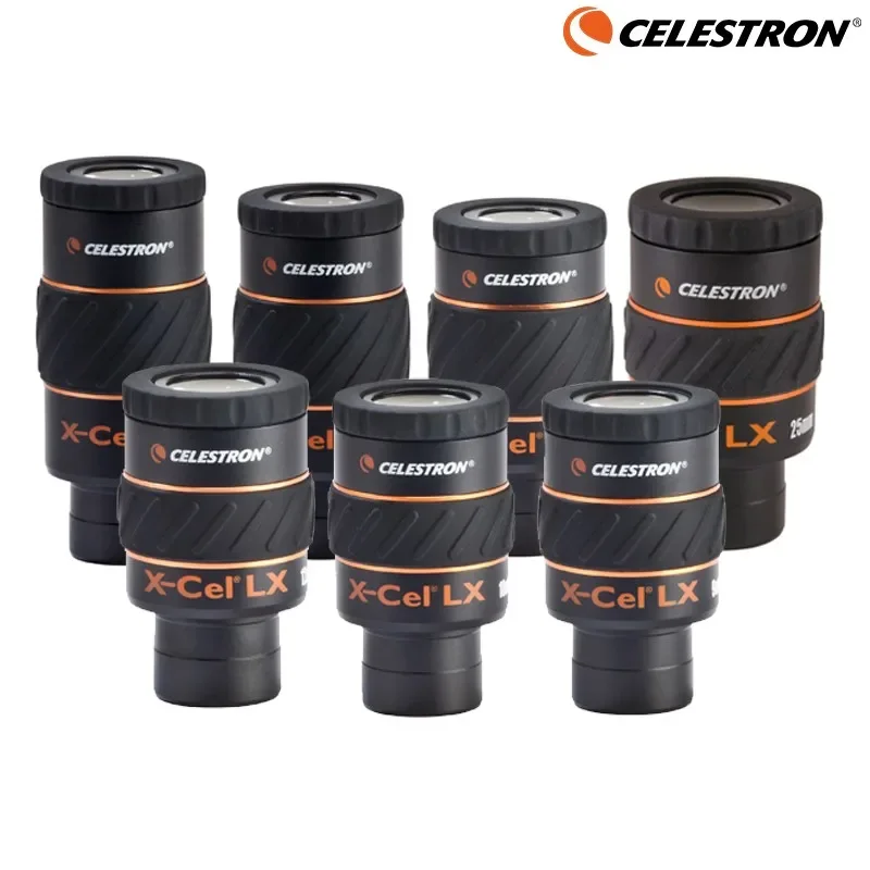 Celestron Eyepiece X-CEL LX Wide Angle High Definition Large Caliber High Powered Telescope Eyepiece Accessories  5mm 7mm 9mm