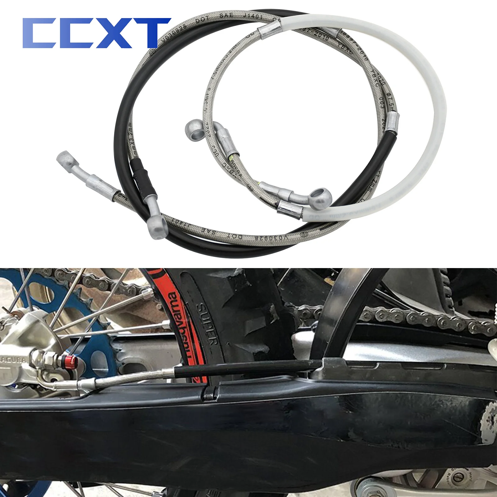 Motorcycle 10mm Front And Rear Brake Hose Hydraulic Oil Line For Husqvarna TC FC TE FE TX FX For KTM SX XC EXC SX-F XC-F EXC-F