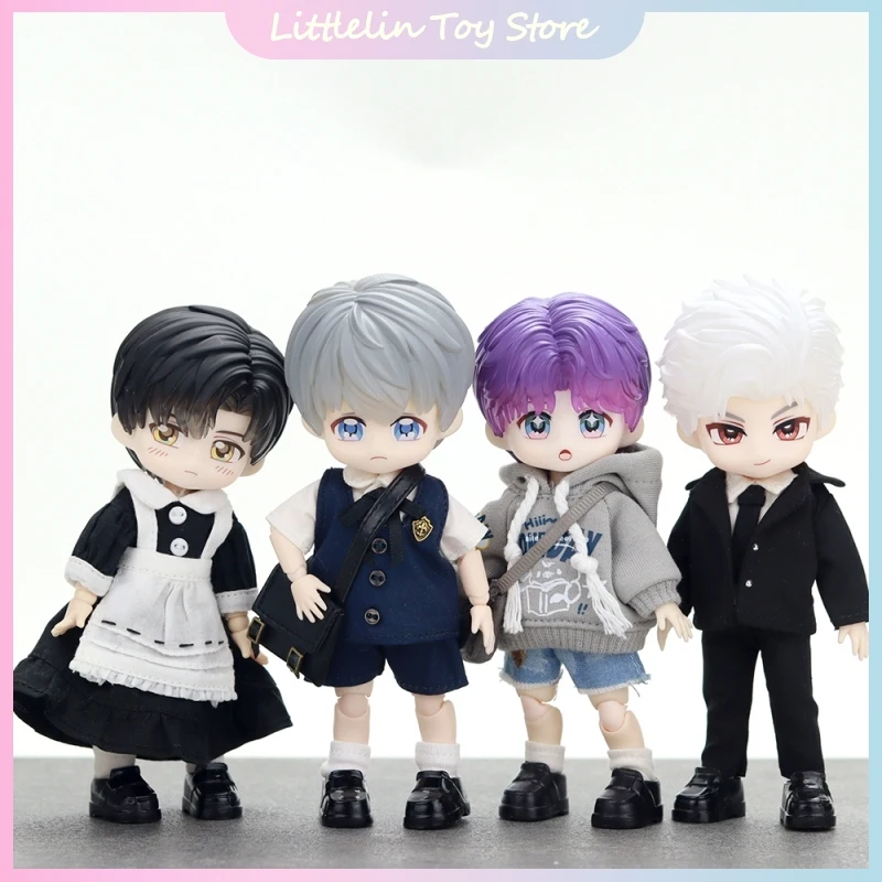 

Оригинальная совместная кукла Love And Deepspace 10 см 1/12 Xavier Zayne Rafayel Sylus, фигурки героев Ob11 Bjd, подвижный набор кукол, игрушки в подарок