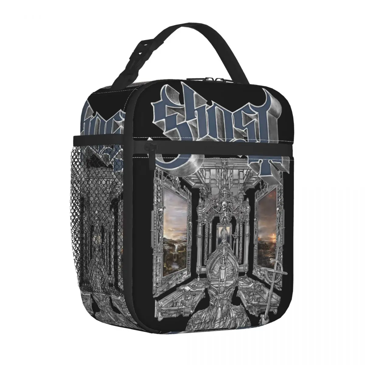 

Insulated Lunch Boxes Ghost Band Skeleta Cover Accessories Lunch Food Box Ins Style Thermal Cooler Lunch Box For Outdoor