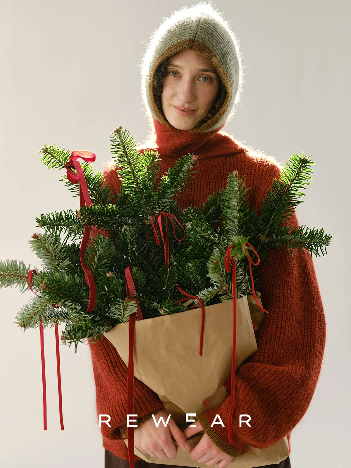 

Мягкий, приятный для кожи комплект из шерсти и мохера: вязаная шапка и шарф для женщин, свободный крой, цветной трикотаж, повседневная мода, осенняя одежда