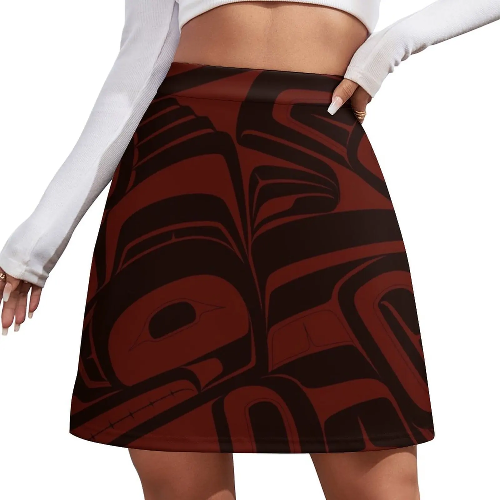 

Black and Red formline Mini Skirt kpop clothes women's stylish skirts women's golf wear summer
