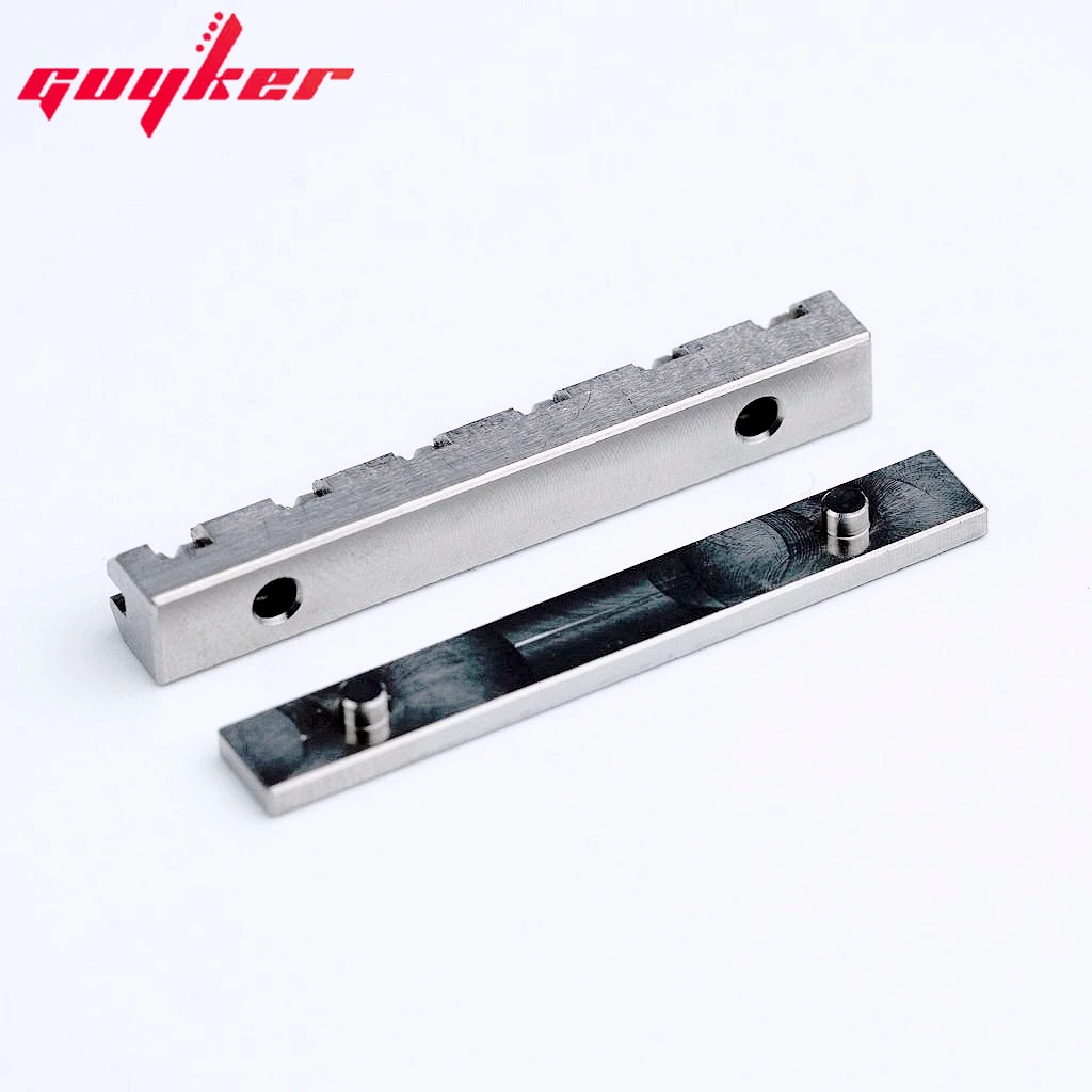 GUYKER Height Adjustable 42mm 43mm Titanium Alloy Ball Nut Guitar Nut Replacement For 6 String LP Guitar