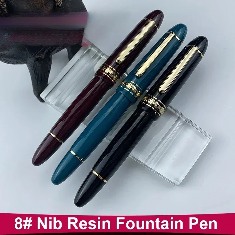 

Перьевая ручка из смолы WINGSUNG/JUNLAI 630, 0,5-0,7 мм, гибкий номер 8 40 # Наполнитель поршня перо, золотой зажим, подарок для руководителя для профессионалов