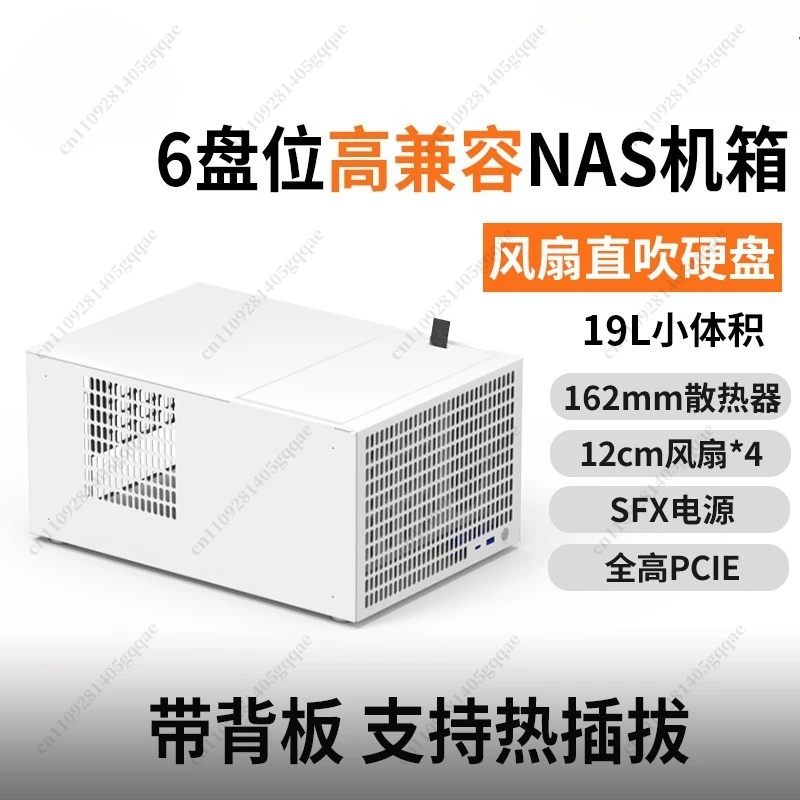 B10 10-Festplatten-NAS-Gehäuse ATX Große Leistung ATX Full High PCIe Schwarz Synology AIO Speicherdienst – Detail 4