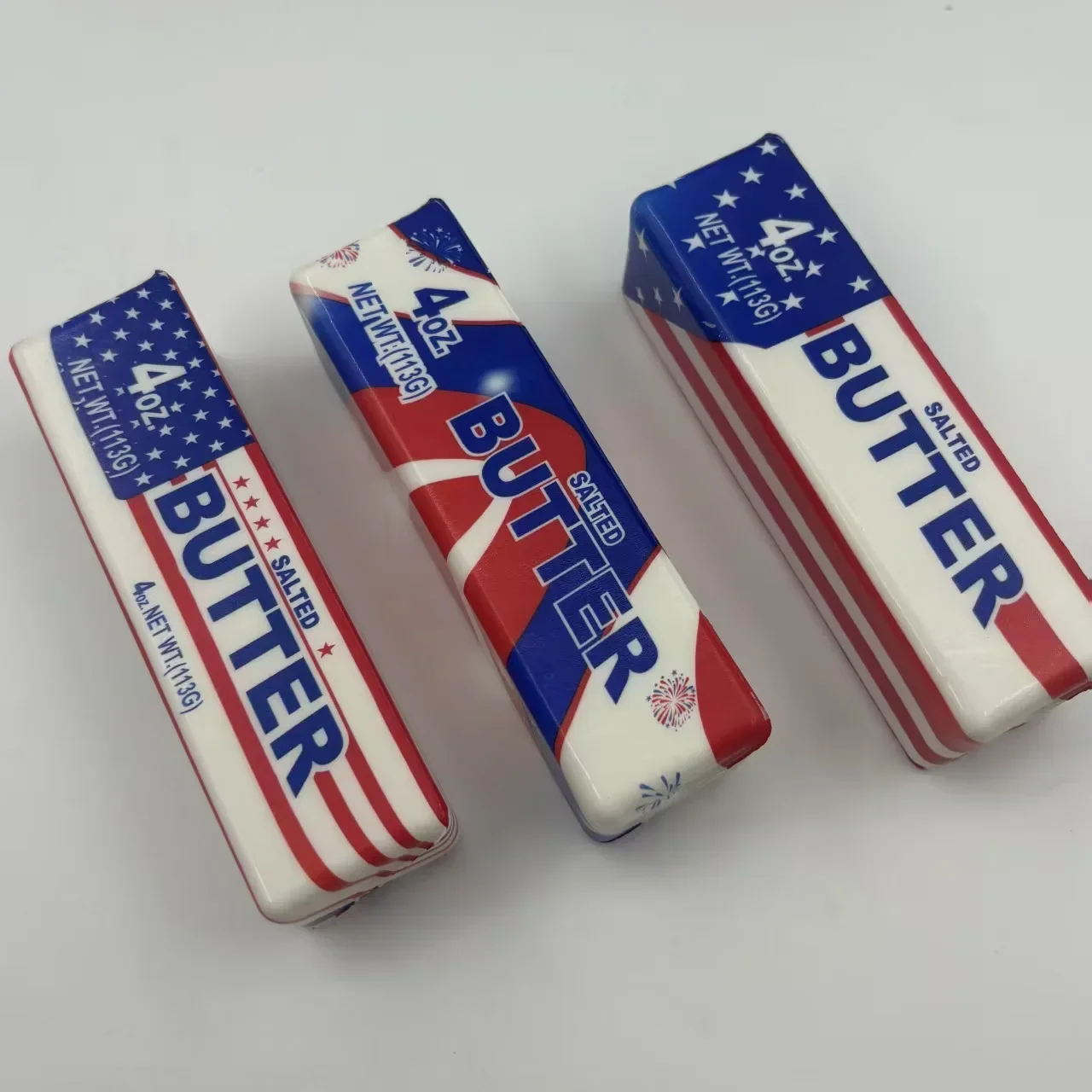 American Style PU Butter Stick Slow Rising Squishy Toy, Wet Rebound Moist Soft Feel, Stress Relief blind box Fidget party gifts view 3