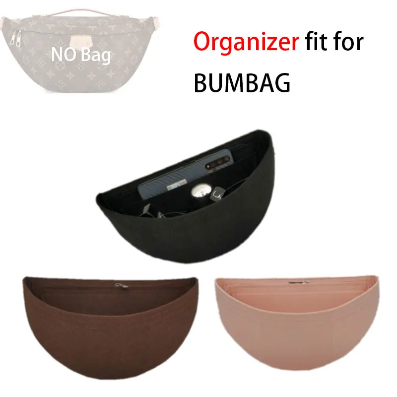 Insert Bag Organizer Purse Shaper Fit For Bumbag ,Inner Purse Protector For Belt Body Bag Fanny Packs