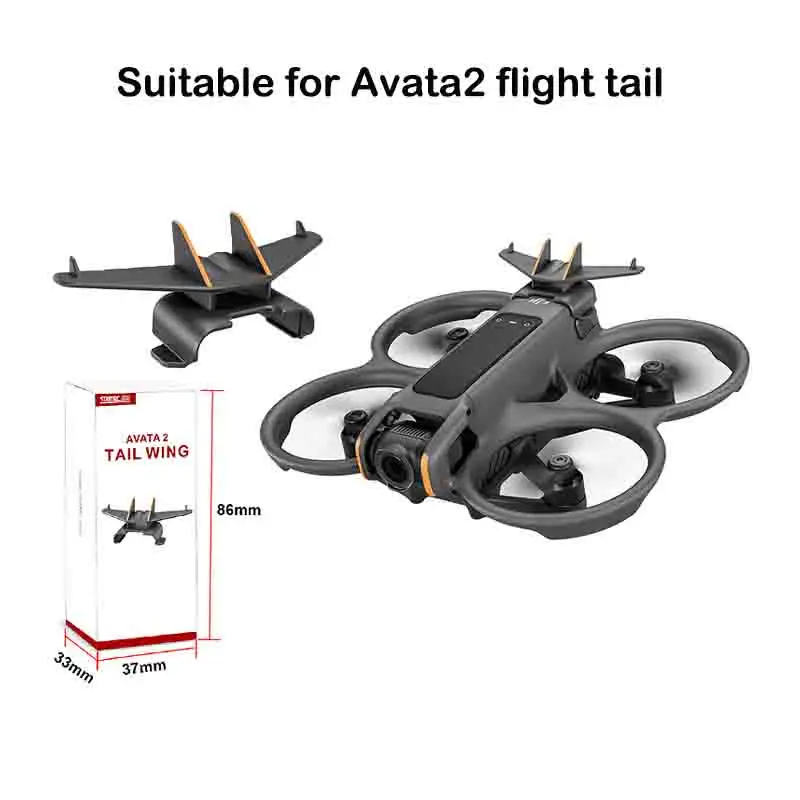 For DJI Avata2 Drone Flight Tail Battery Quick-release Protection Cover Fixing Buckle Flying Tail Wing Buckle Guard Accessories