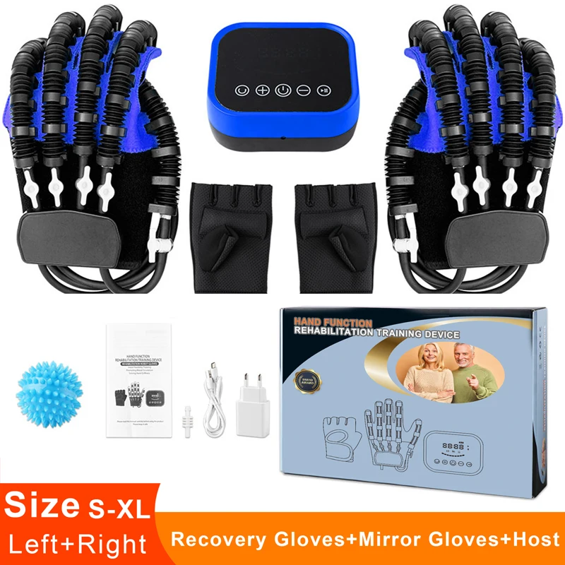 Intelligent Rehabilitation Robot Gloves Hand Device for Stroke Hemiplegia Hand Function Recovery Finger Trainer Recovery