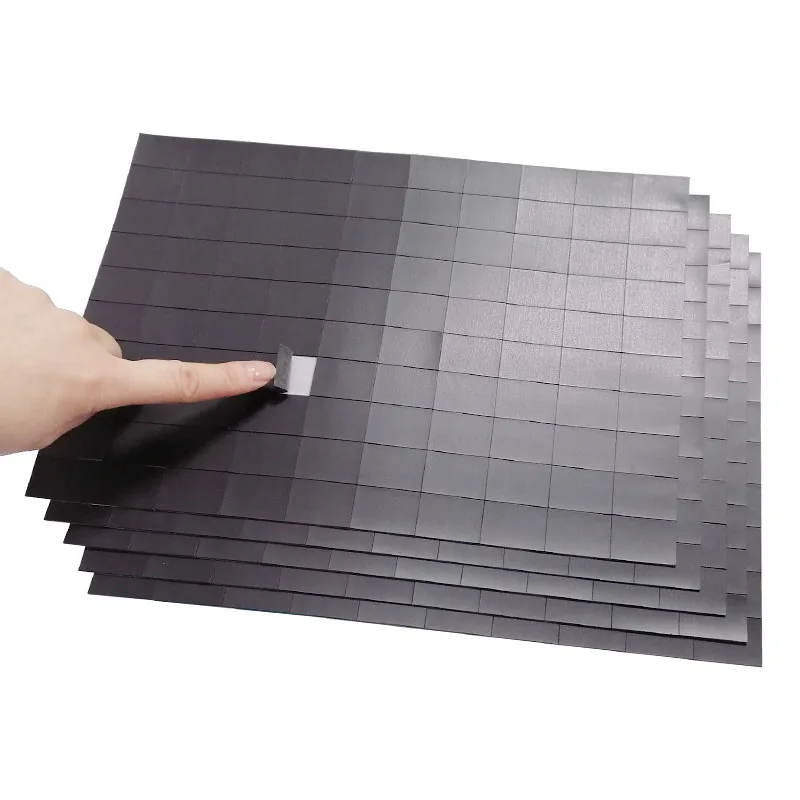 1piece A4 Rubber Soft Magnetic Sheet  For DIY Handicraft Education Supplies Daily Necessities Viscous Magnetic Disc 0.5mm