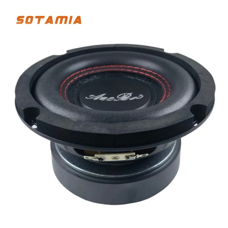 

SOTAMIA 1Pcs 6.5 Inch Subwoofer Speaker 4 Ohm 180W Woofer Power Speaker Audio Sound Loudspeaker Bass Modified Home Bookshelf