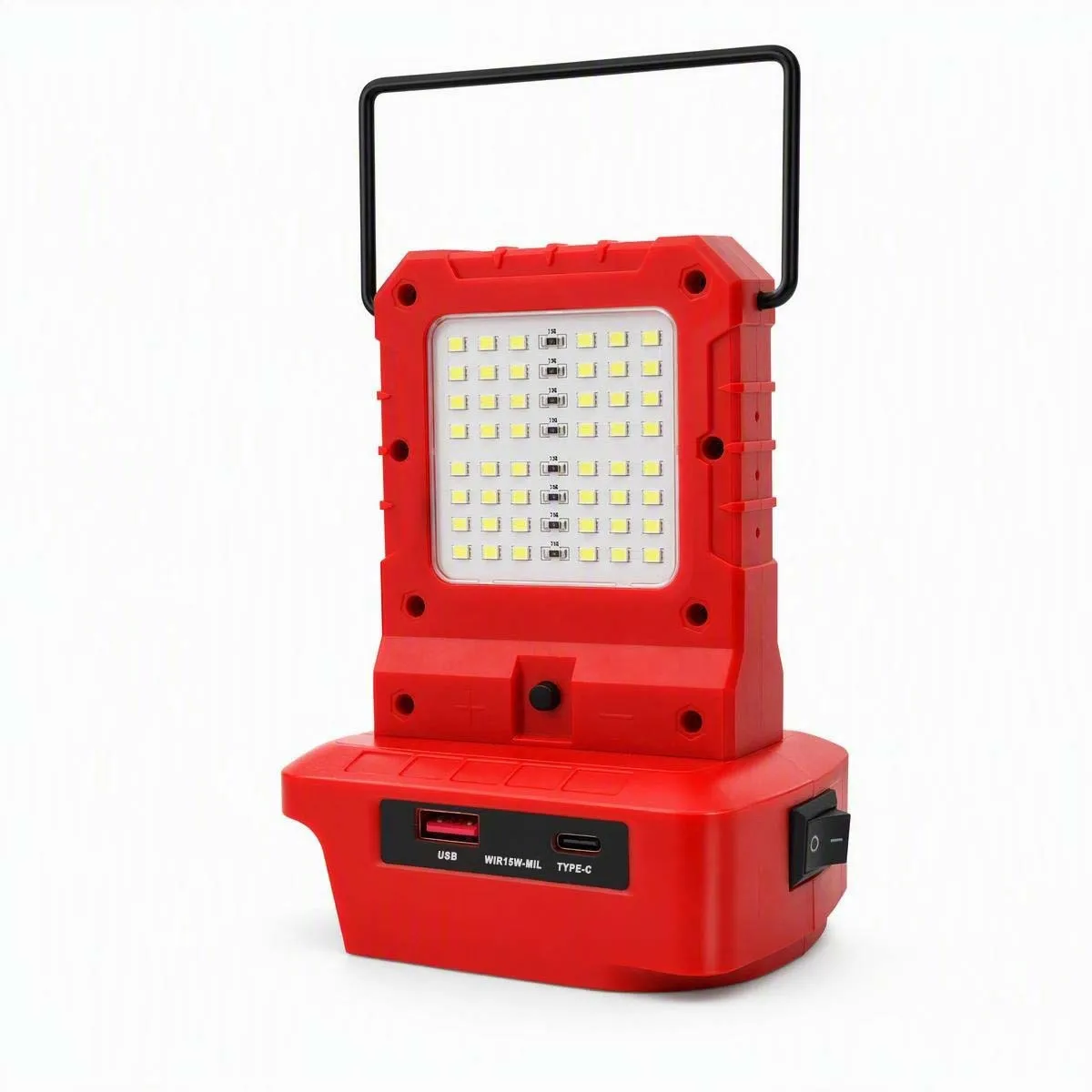 For Makita 18V Li-ion Battery Super Bright LED Work Light with USB+Type-C Port Portable Flood for Night Work Emergency Tool Ligh