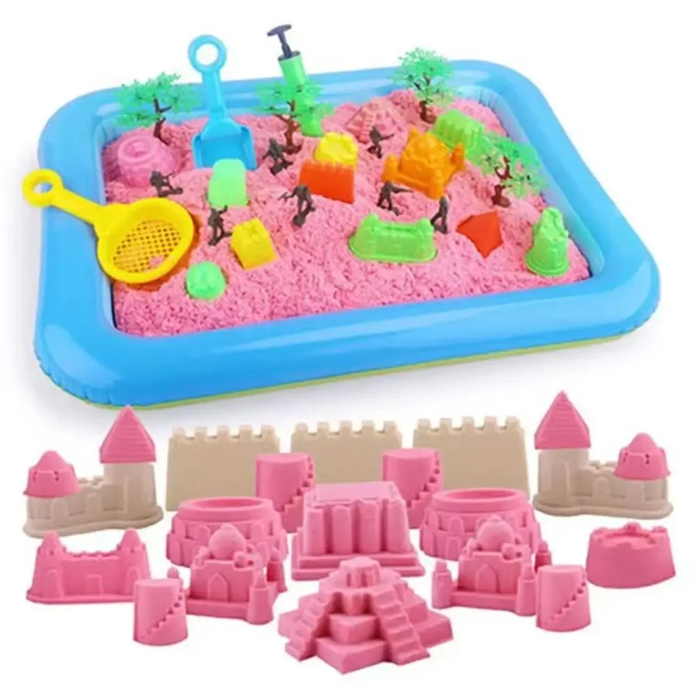 Modelos espaço areia lentamente fluxo de água slime areia de movimento lento textura de algodão kit diy montessori areia educação montessori