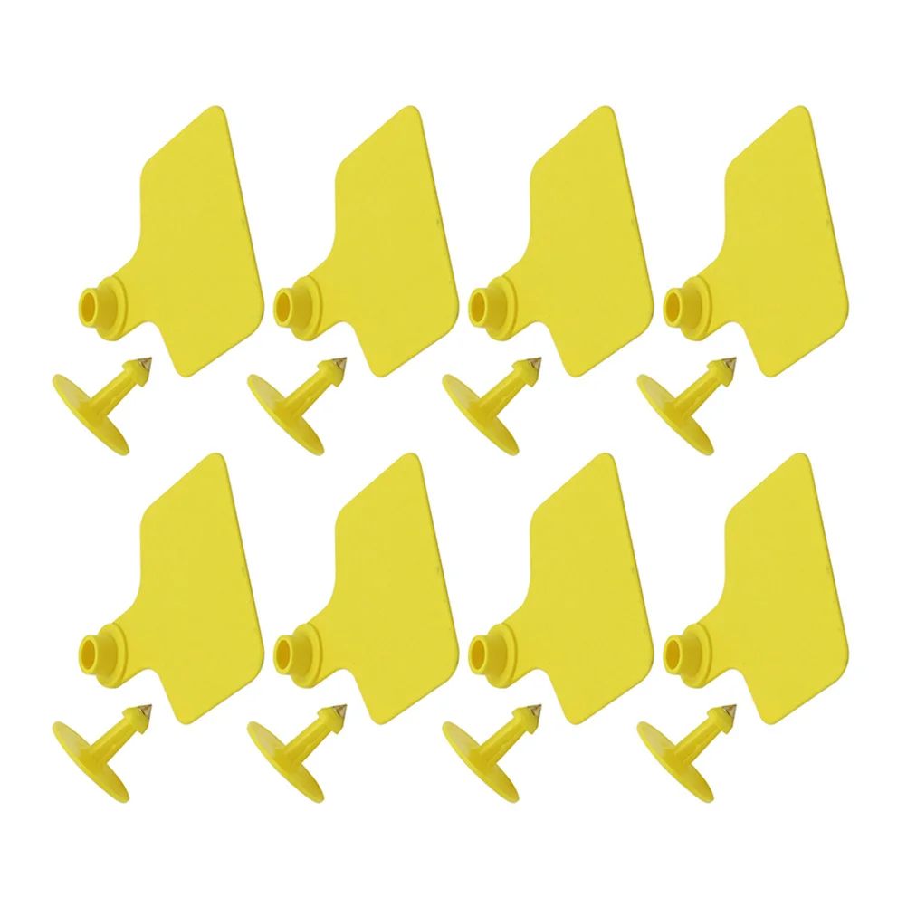 100 قطعة علامة أذن البقرة المهنية دائم مانعة لتسرب الماء الماشية معرف العلامات فارغة الماشية اكسسوارات إدارة الألوان #2