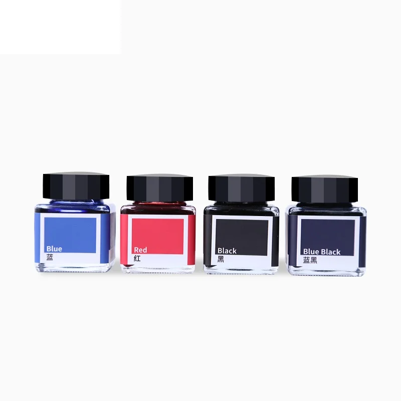 25ml Basic Color Ink Bottle Quick Dry Black Blue Red for Fountain Pen Writing Office School A7156