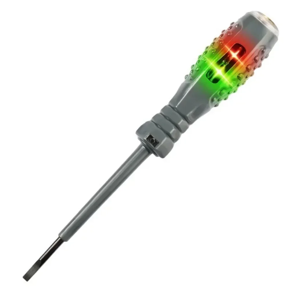 

Multifunctional Electrician Test Screwdriver AC Non-contact Induction Test Pen Voltage Tester 70-600V Red Green Induction Lights