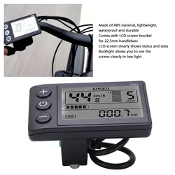 Waterproof Plug LCD Display Electric S866 LCD Display Meter 24V 36V 48V Control Panel with Waterproof Plug