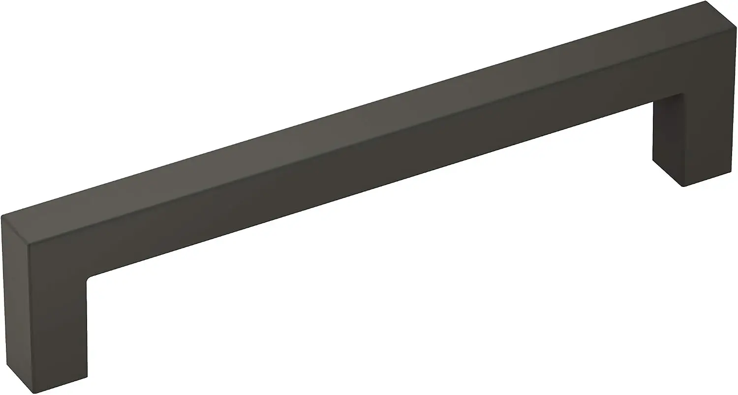 25 Pack Drawer Pull Matte Black 128mm Center To Center Mounting Hardware Cabinet Aluminum Durable