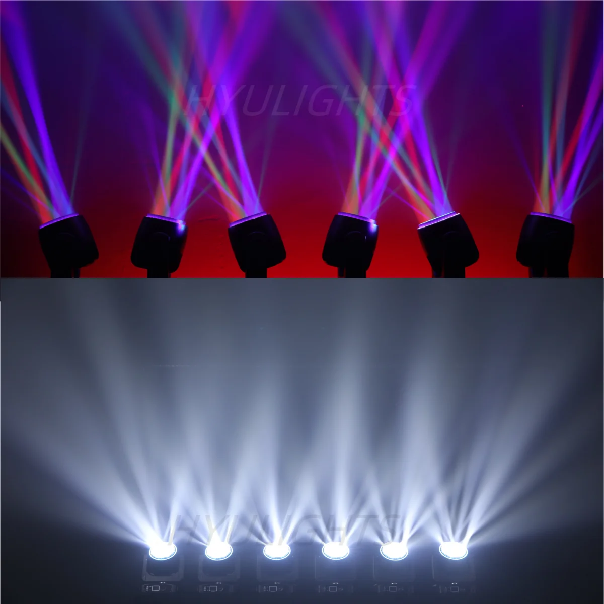 Imagem -06 - Led Moving Head Spotlight Wash Beam Zoom Iluminação dj Bar Grande Bee Eye Disco Strobe Luzes do Palco 7x40w Rgbw em Profissional