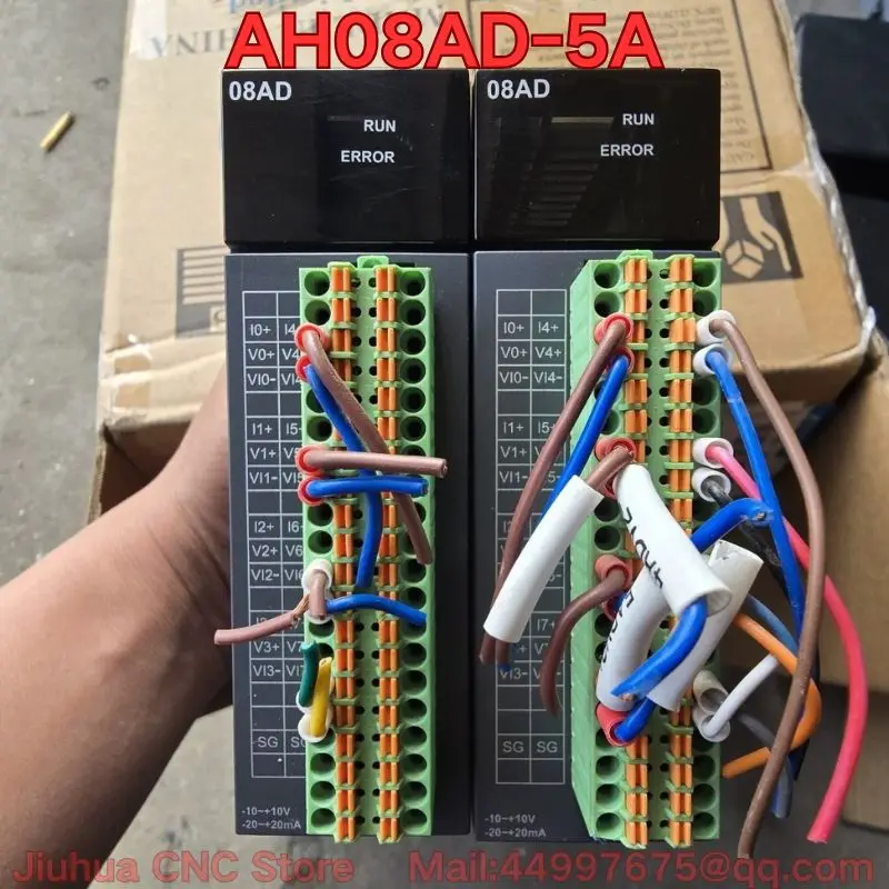 Second-hand AH08AD-5A PLC module functional test is normal Latest prices for August 2026