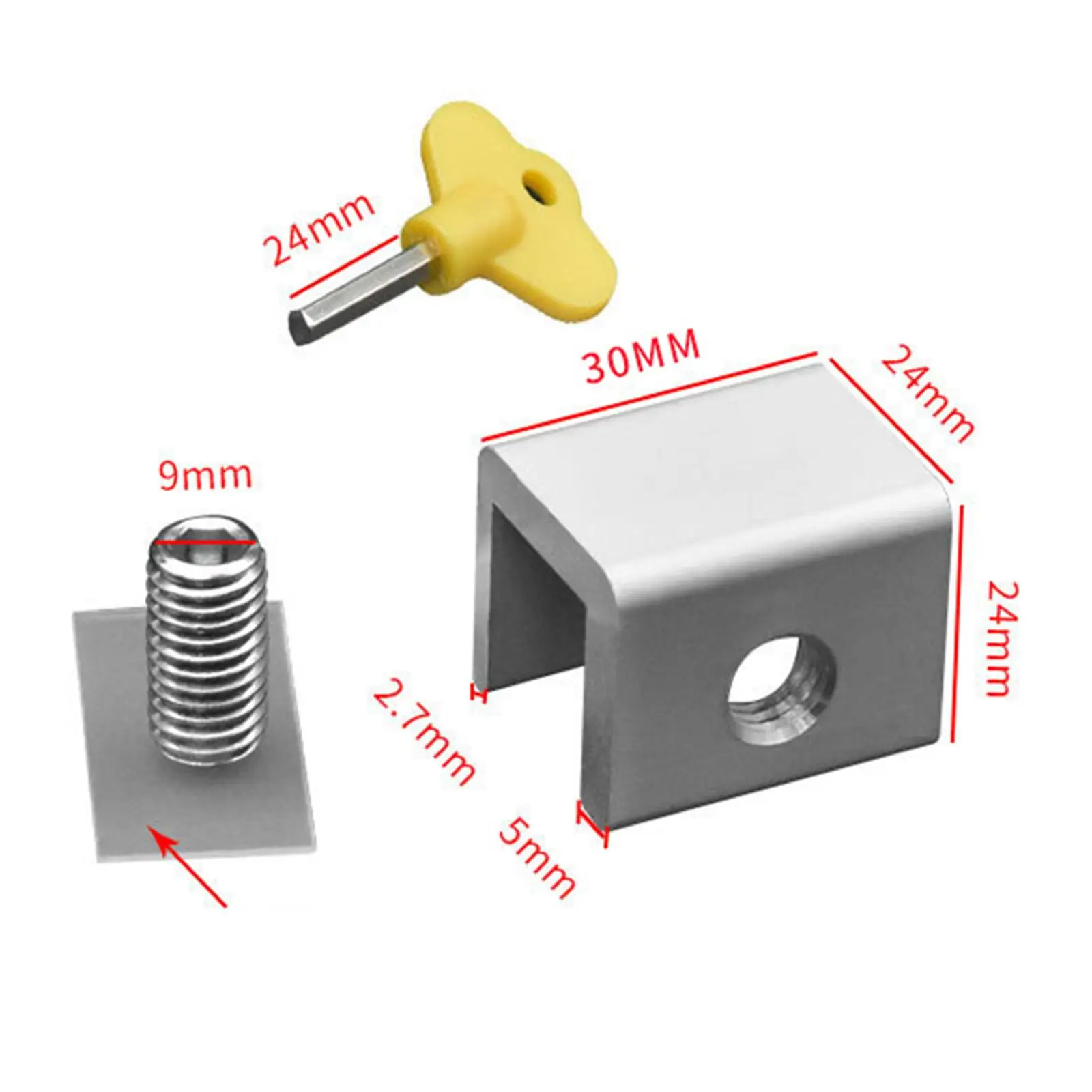 Window Lock Door Lock Sliding Stopper Children Protection Restrictor Baby Anti Kids with Keys Security Locks