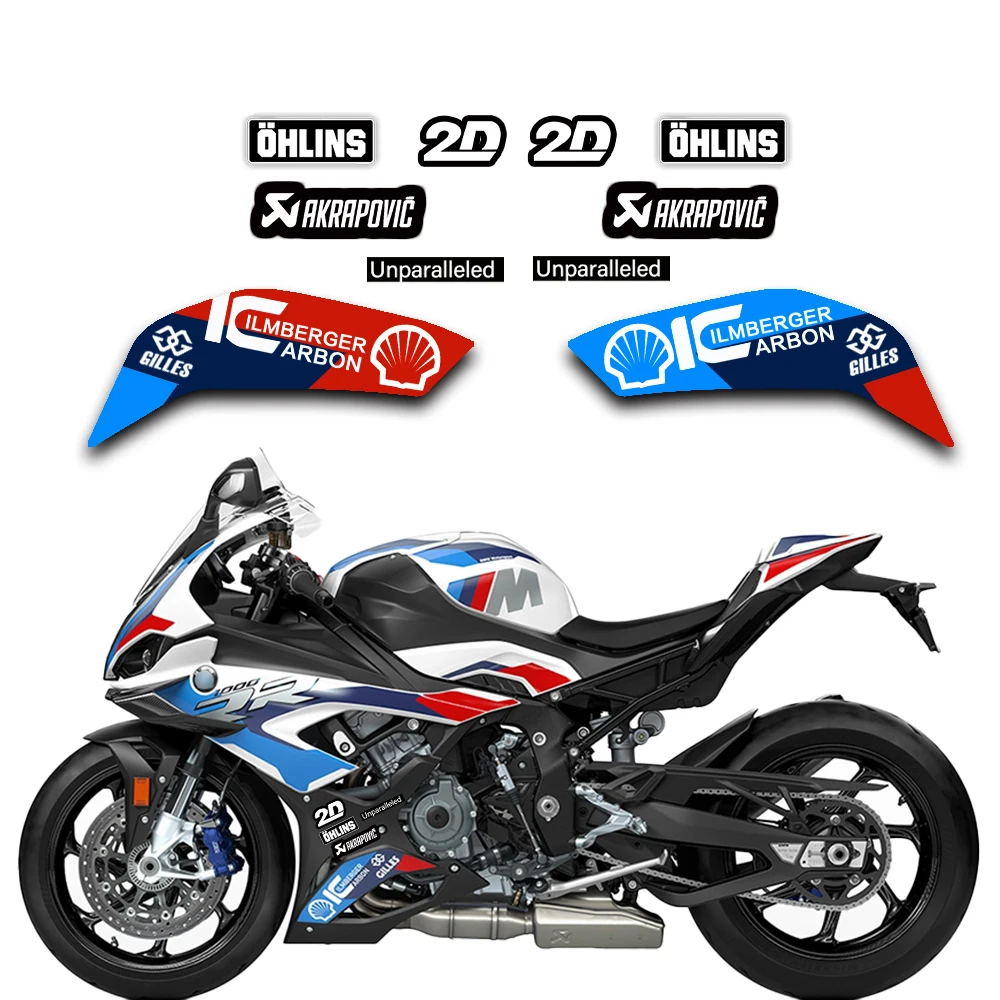 Motorcycle Brand Logo Decal Sticker for S1000RR 2019 2020 2021 2022 S1000 RR S 1000 RR Lower Side Guard Sticker Protection Decal