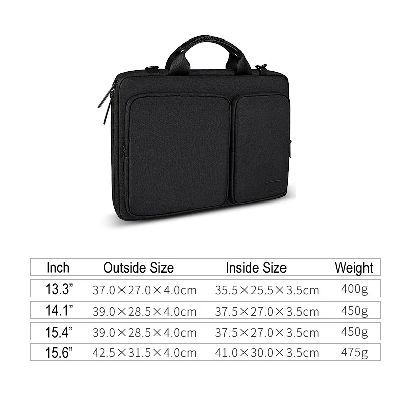 Laptop Case Briefcase W.Shoulder Strap For Macbook Air Pro M2 M3 13 15 16 Inch Xiaomi 15 Lenovo Legion Go 15.6