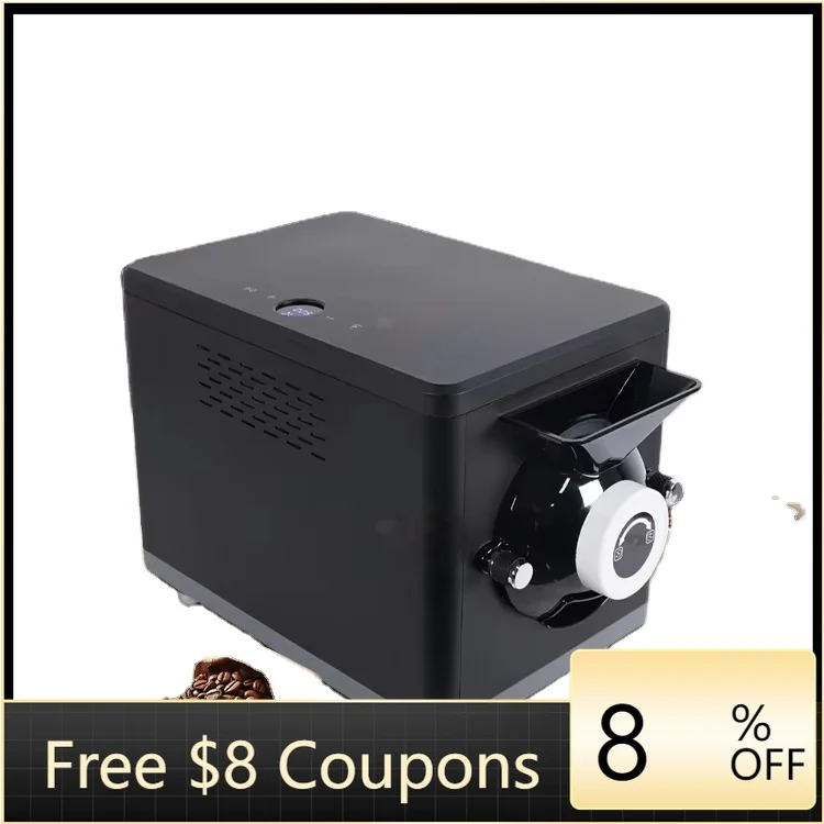 Home Commercial Coffee Bean Roaster 1500g Big Drum Smart Coffee Bean Nuts Peanuts Baking Machine with Smoke Exhaust Port