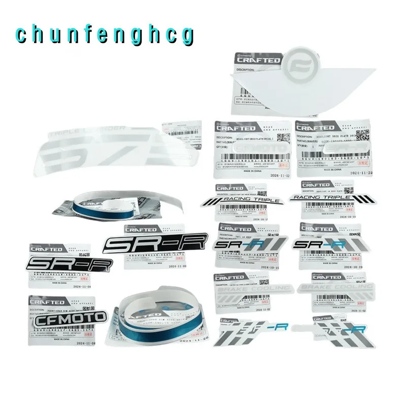 

Full Motorcycle Decals Collection for Cfmoto 675sr-r Cf650-10 ( for Starlight Black Motorcycle )