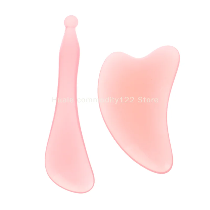 

1/2Pcs Gua Sha Facial Massager Resin Roller Beauty Health Shaving Chin Lift Eye Relaxation SPA Massage Tool