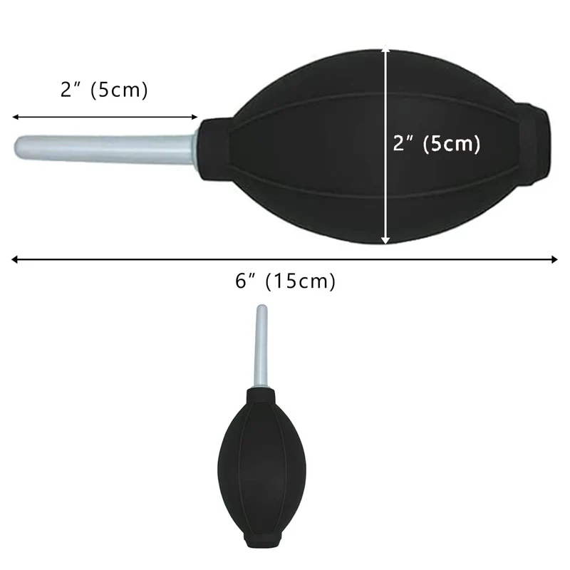 Rubber Air Blower Bulb for Camera Lens Keyboard and Electronics Cleaning Dust Removal Digital Portable Handheld Duster