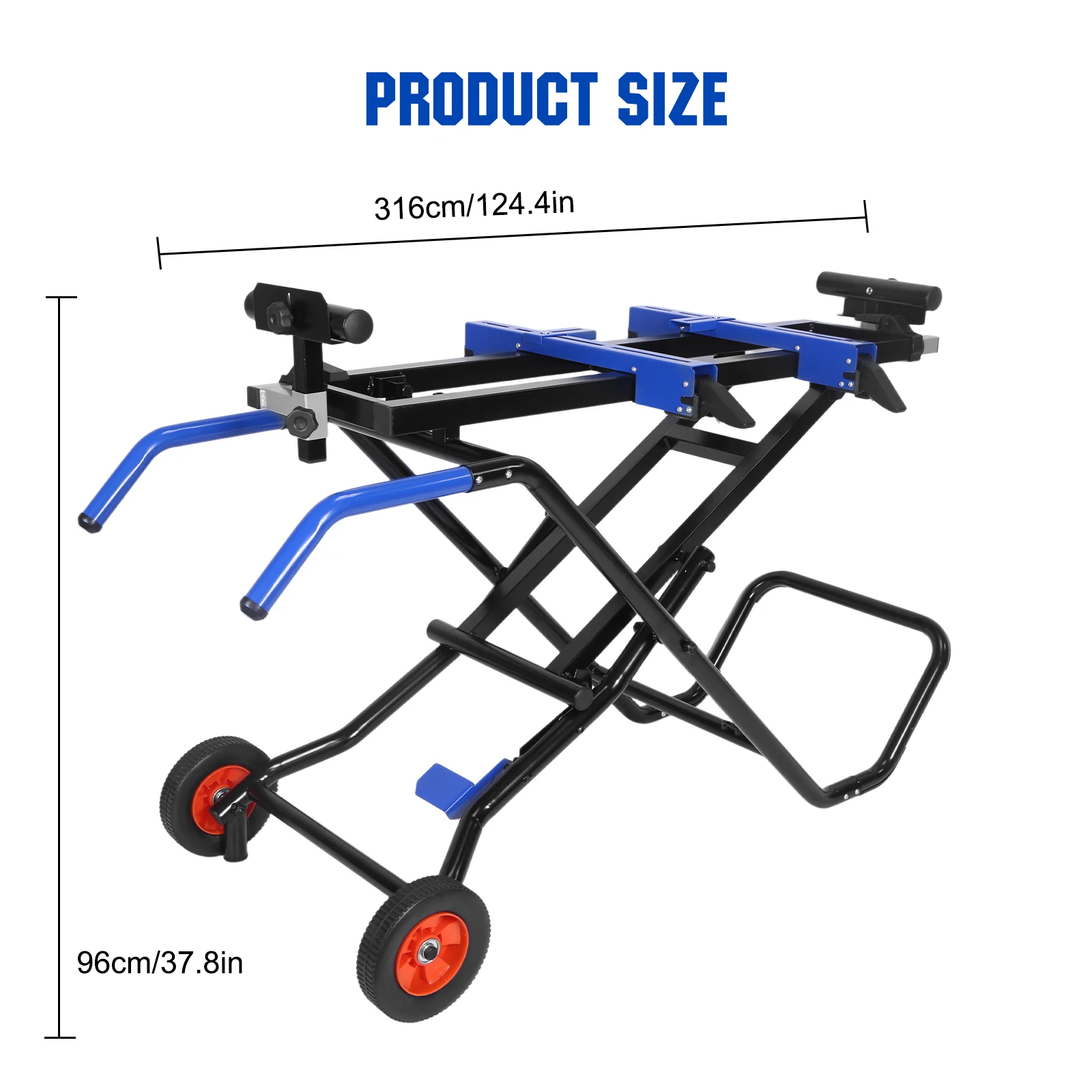 Tragbare Aluminiummaschine Gehrungssäge Schneidemaschine Halterung Holzbearbeitungswerkbank mit Powerlift Assist Gehrung Chop Saw Stand