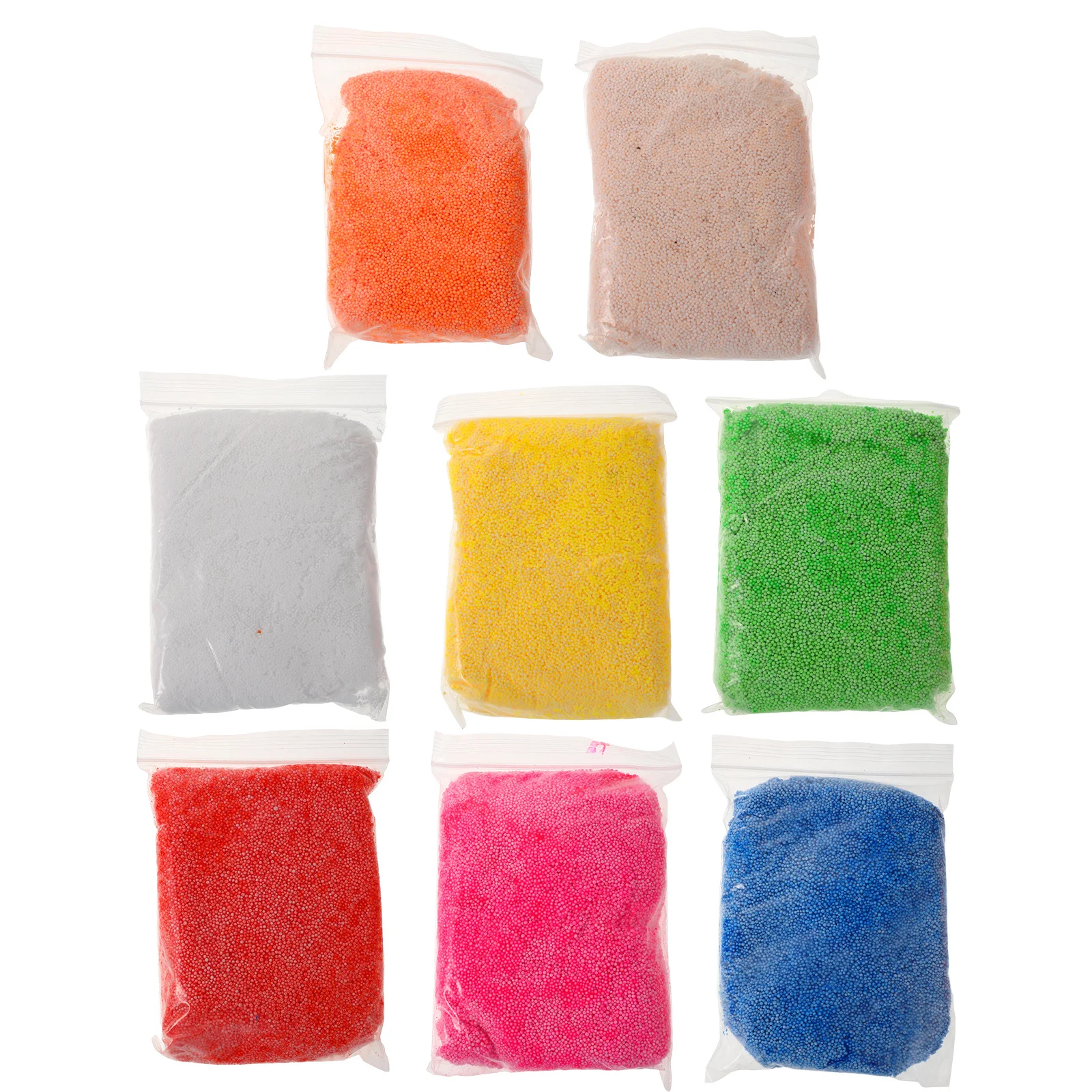 8 أكياس طين ندفة الثلج خفيف للغاية غير لزج النمذجة الطين لينة ناعمة سهلة التشكيل لتقوم بها بنفسك الحرفية الطين للأطفال اللعب الإبداعي