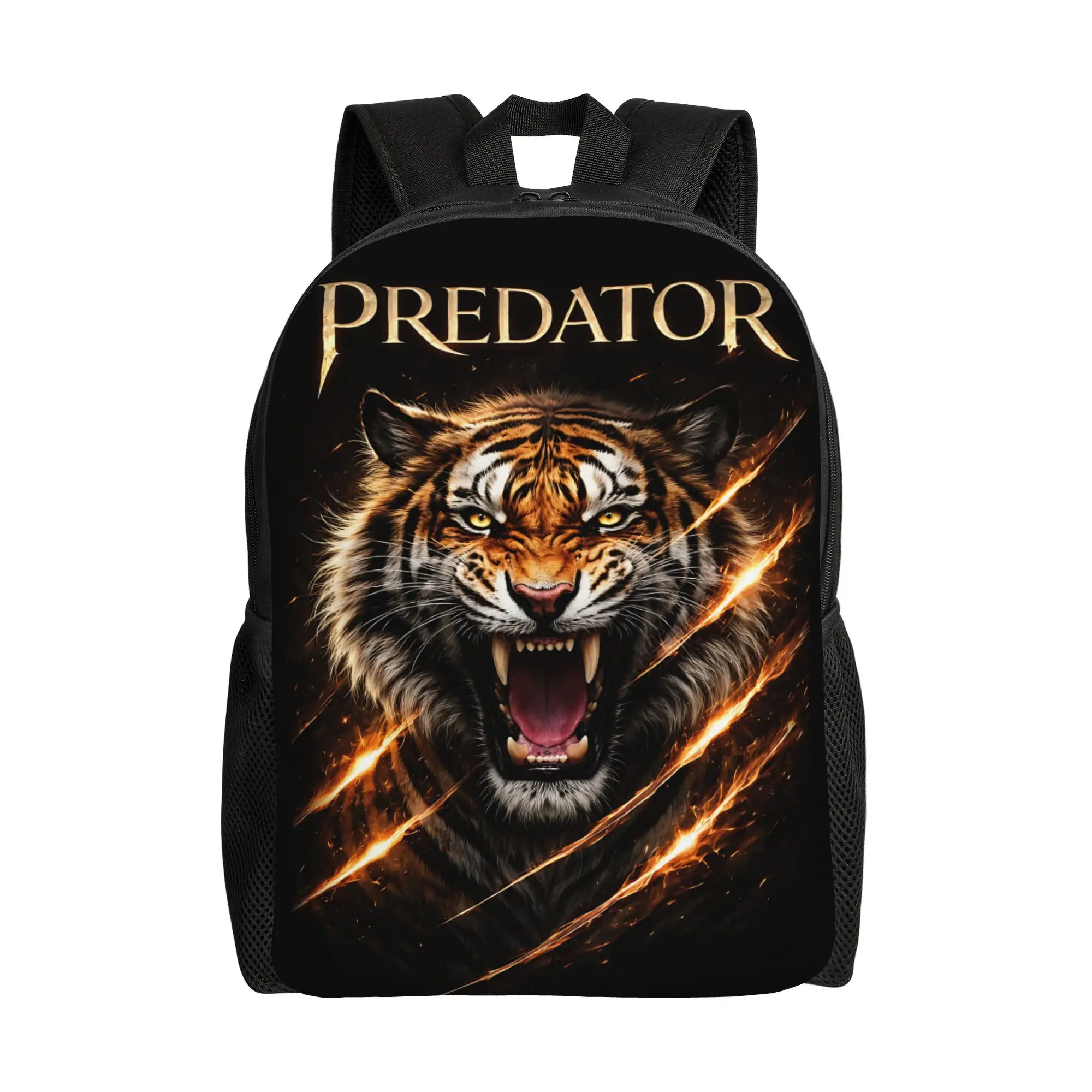 Fashion Tiger Fierce Wild Power Graphic backpack  mochila Light Travel Retro Washable Rucksack
