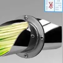 220V Commercial Vegetable Shredder Slicer Cutting Scallions Celery Into Sections Stainless Steel Multifunctional Slicer