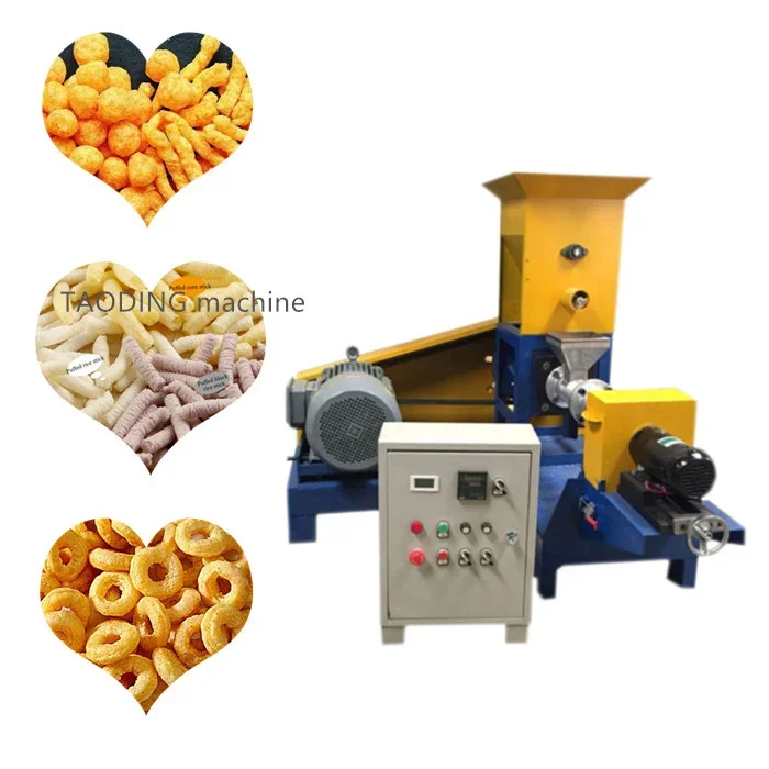 

Direct selling corn puff making machine snack food maker puff corn extruder machine maize puffing rice puff making machine price