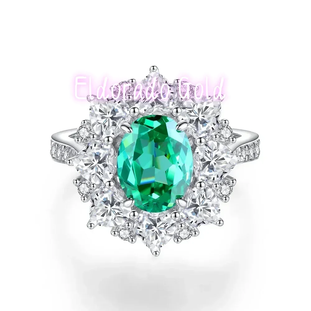 

Роскошное женское кольцо Eldorado Gold из платины PT950 с светло-розовым бриллиантом, в стиле Паппала