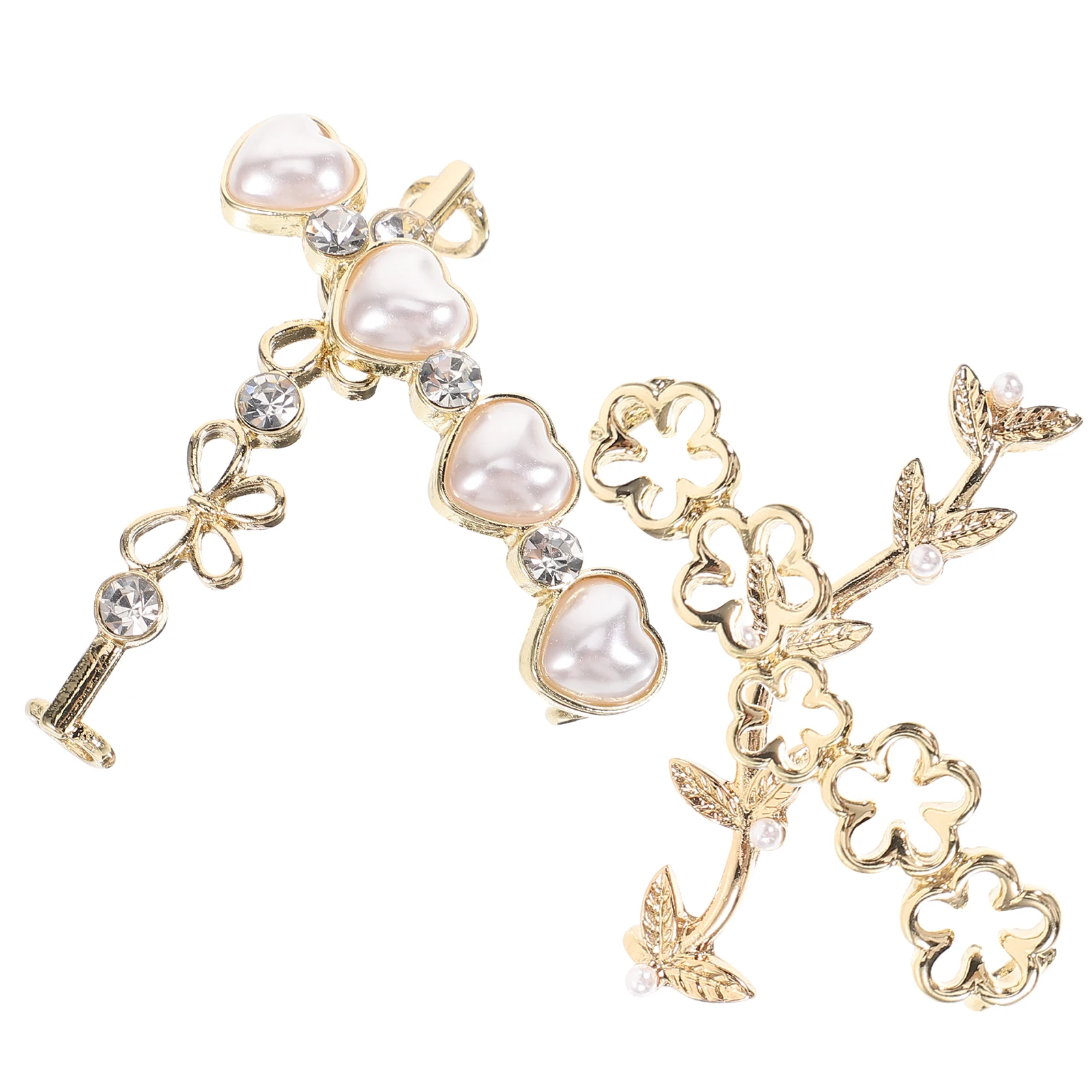 4 قطع من مشابك الأحذية على شكل فيونكة من حجر الراين لتزيين الأحذية الرياضية وكعب ساحر للأحذية الرياضية #3