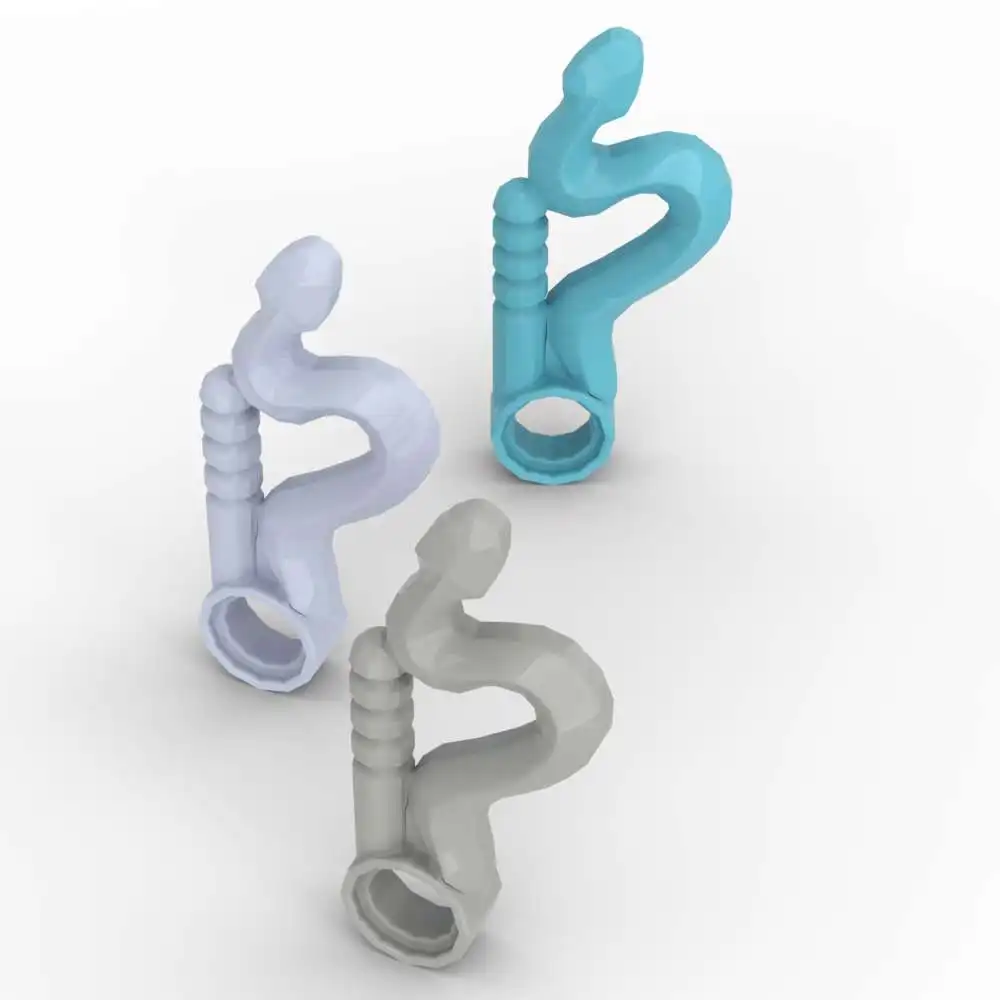 MOC 10PCS Stacking 98348 Pin Hole Arms Replaceable Brick Whip Bent With Snake Head Building Block Toys Adults Boys Holiday Gifts