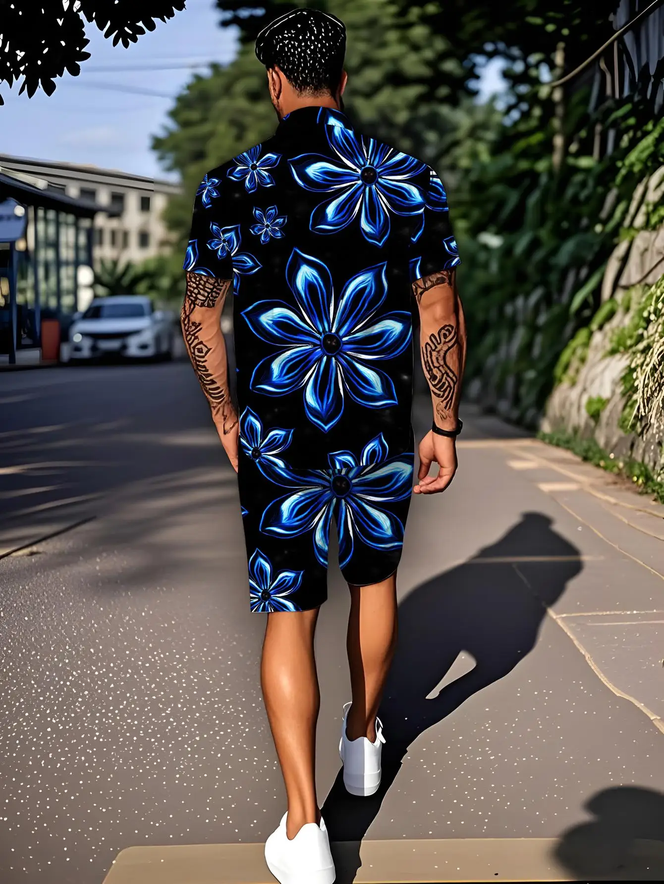 

Men's Shirt Sets 2026 Spring/Summer 2 piece set 3D Printed men's tracksuit Y2k tracksuits men's suits jogging set Graphic